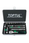 Набір інструментів 1/4 18ед. дюймового 3/16-9/16 TOPTUL GCAD1811