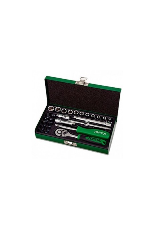 Набір інструментів 1/4 27ед. TOPTUL GCAD2701