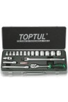 Набір інструмента 3/8 18ед. TOPTUL GCAD1806