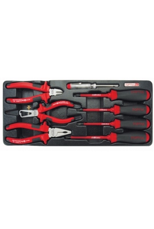Набір інструментів 1000V 8 ед. TOPTUL GAAT0810