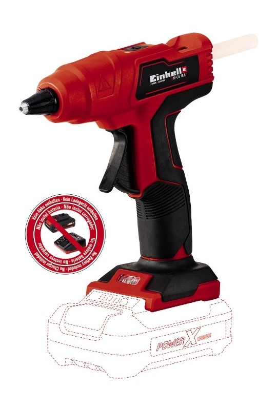 Пістолет клейовий Einhell TE-CG 18 Li - Solo