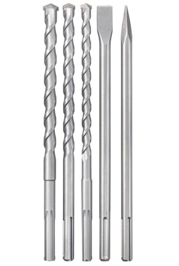 Набір бурів і зубил Einhell, SDS-Max, 5 шт