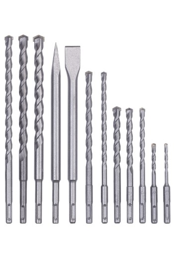 Набір бурів та зубил Einhell SDS+, 12 шт