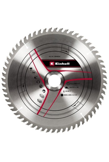 Пиляльний диск Einhell, 250х30 мм, T60