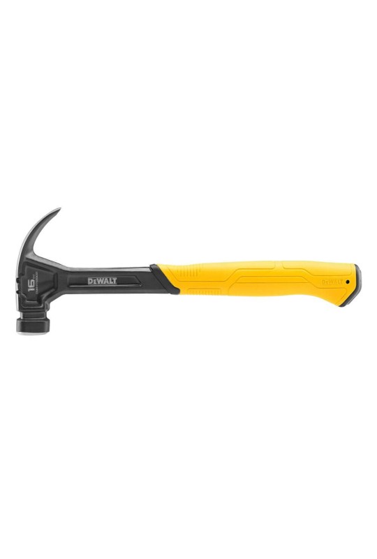 Молоток CURVE-CLAW, суцільнометалевий, вага головки 454 г DeWALT DWHT51002-0