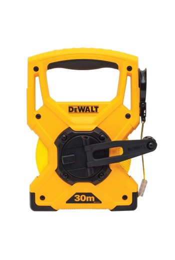 Рулетка измерительная FIBREGLASS довжиною 30 м, шириною 12 мм, стрічка зі скловолокном DeWALT DWHT34218-0