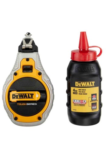 Шнур розмічальний довжиною 30 м в комплекті з крейдяним порошком DeWALT DWHT48335RC-0