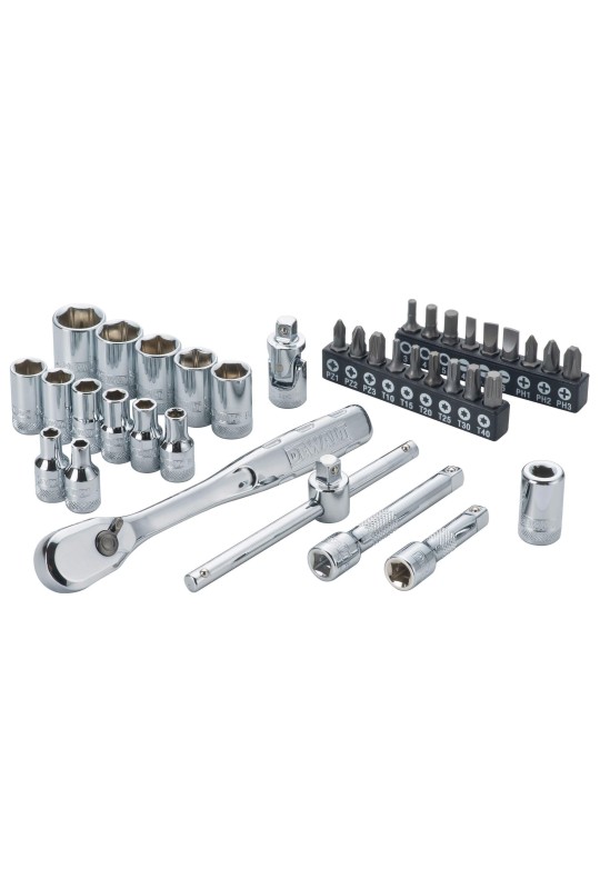 Набір головок та біт 1/4, 37 предметів DeWALT DWMT19238-1