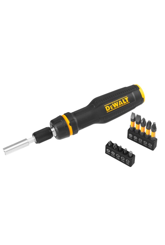 Викрутка - набір FULL FIT Telescoping, зі змінними бітами, 10 біт DeWALT DWHT68001-0