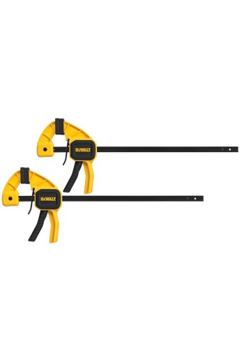 Струбцини М тригерні з максимальним зусиллям стиснення 63 кг, 2 шт DeWALT DWHT0-83158