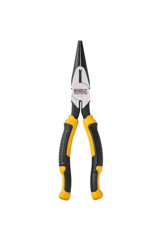 Плоскогубці LASER HARDENED довжиною 200 мм з подовженими губками DeWALT DWHT82798-0