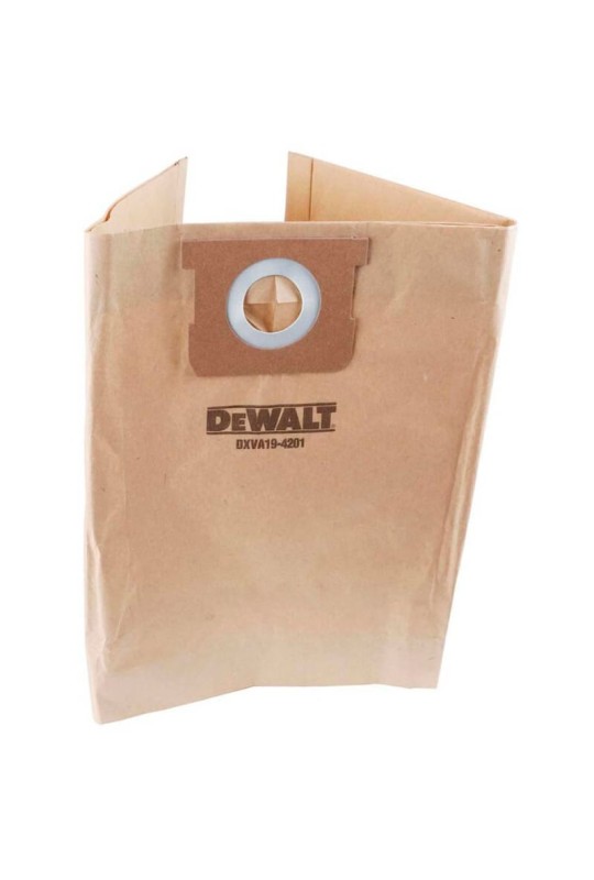 Мішки одноразові паперові для пилососа DeWALT DXVA19-4201