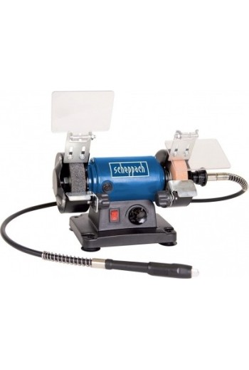 Заточувально-шліфувальний верстат із гнучким валом Scheppach HG 34