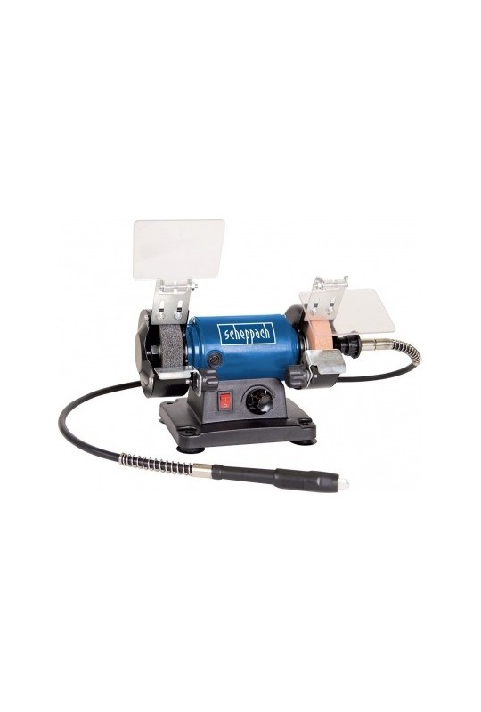 Заточувально-шліфувальний верстат із гнучким валом Scheppach HG 34