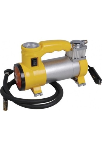 Мінікомпресор автомобільний з ліхтариком MIOL 81-117