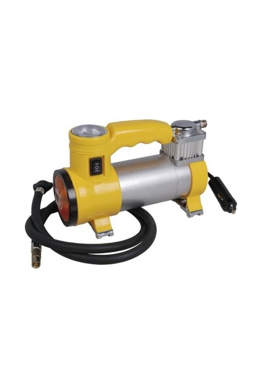 Мінікомпресор автомобільний з ліхтариком MIOL 81-117