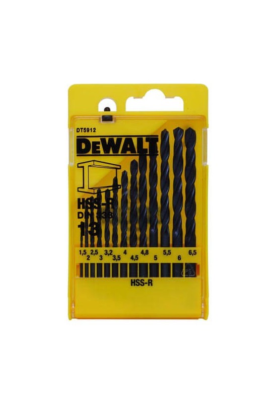 Набір свердел по металу DeWALT DT5912