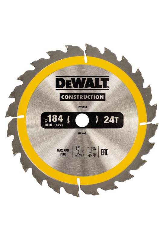 Диск пиляльний СONSTRUCTION DeWALT DT1939