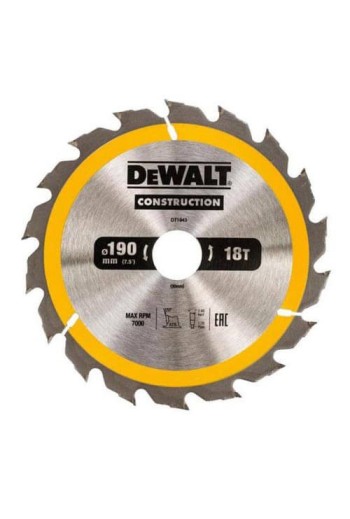 Диск пиляльний СONSTRUCTION DeWALT DT1943