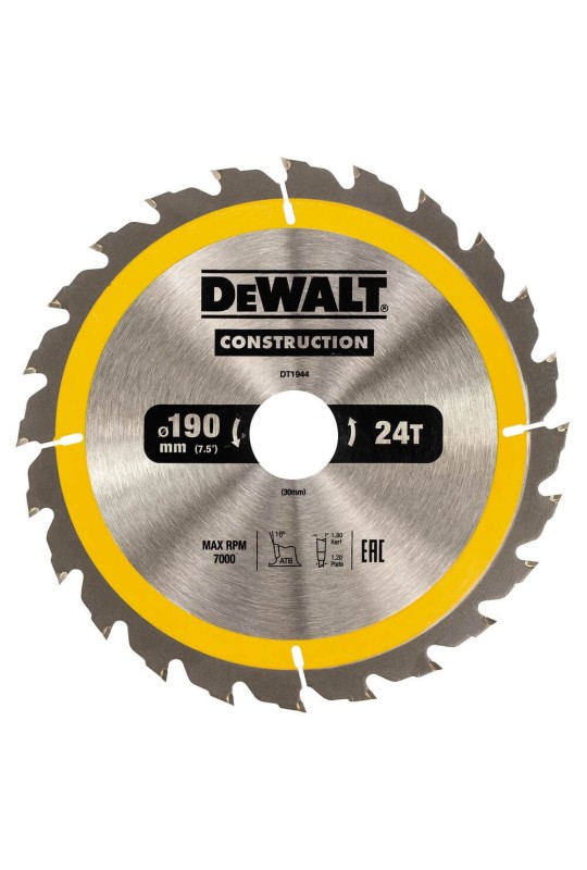 Диск пиляльний СONSTRUCTION DeWALT DT1944