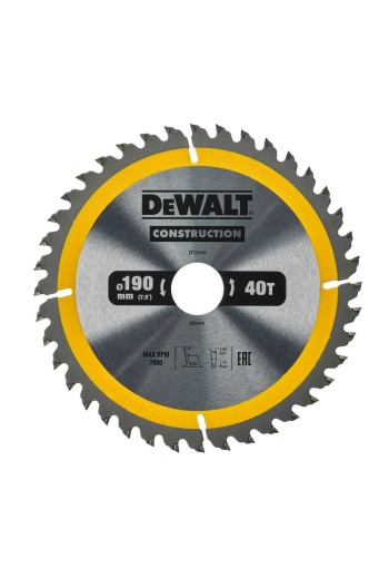 Диск пиляльний СONSTRUCTION DeWALT DT1945