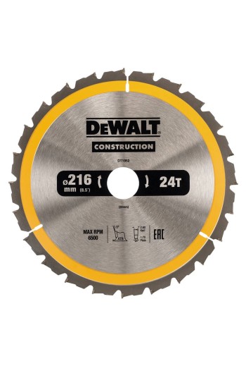 Диск пиляльний CONSTRUCTION DeWALT DT1952