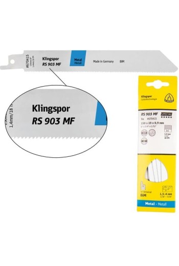 Полотно для шабельної пилки Klingspor RS 903 MF Special (230мм)