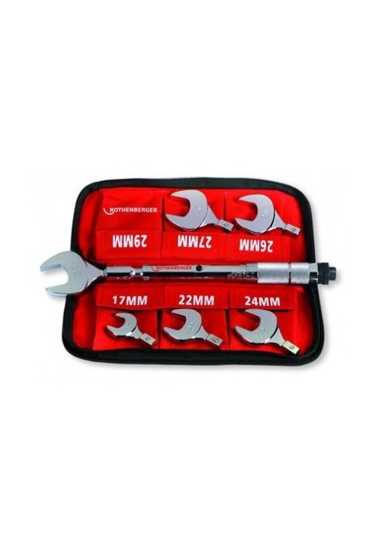 Набор динамометрических ключей ROTHENBERGER 17-22-24-26-27-29 в чемодане