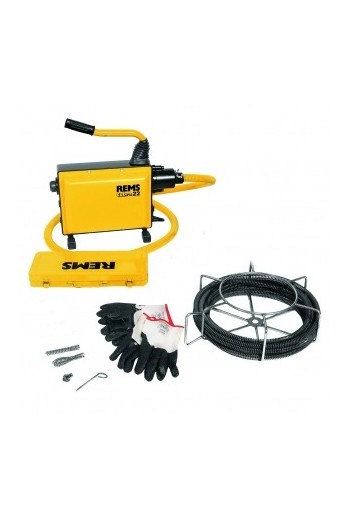 Прочистная машина электрическая REMS Кобрa 22 Сет (комплекты спиралей и инструмента)