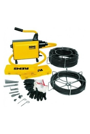 Прочисна машина електрична REMS Кобрa 16 + 22 Сет (комплекти спіралей та інструменту)