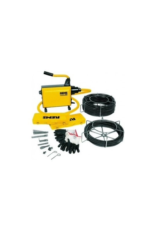 Прочисна машина електрична REMS Кобрa 16 + 22 Сет (комплекти спіралей та інструменту)