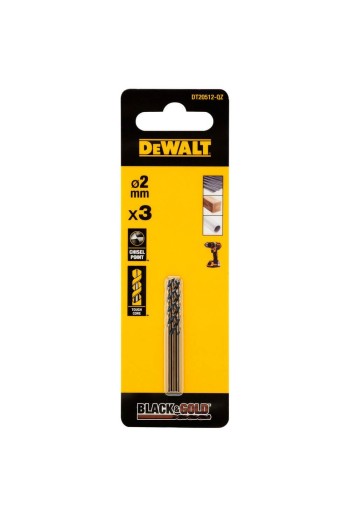Свердло по металу Black & Gold DeWALT DT20512