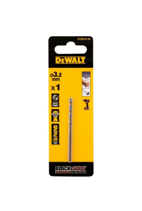 Свердло по металу Black & Gold DeWALT DT20515