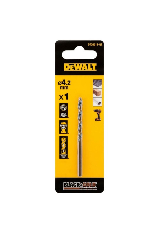 Свердло по металу Black & Gold DeWALT DT20518