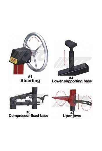 Стенд для сжатия амортизаторных стоек JTC 1404A