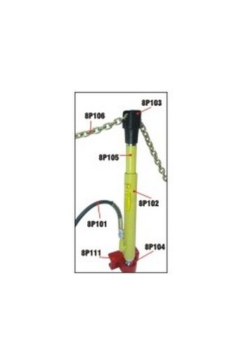 Гидроцилиндр силовой 10т JTC 8P102