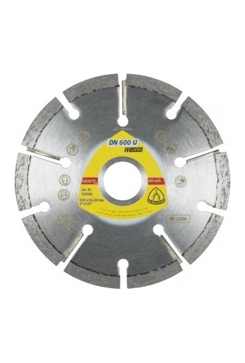 Алмазний відрізний диск (115х10х22, 23) Klingspor DN 600 U Supra (330663)