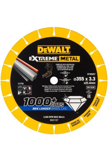 Диск алмазний DeWALT DT40257