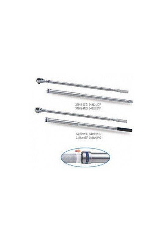 Ключ динамометричний 1" 300-1500 NM подвійна установка, резиновая ручка KING TONY (34862-2DG)