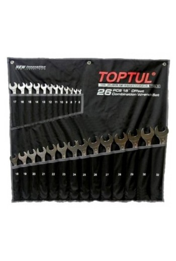 Набір ключів комбінованих 26 шт. 6-32 Високопродуктивний TOPTUL GPAX2601
