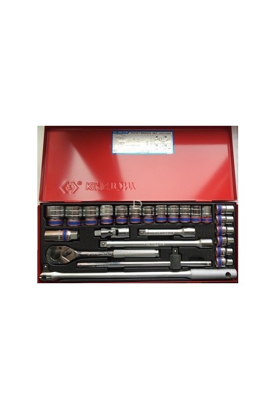 Набір головок 1/2" 12 гр. (10-32мм) KING TONY (4226MR01)