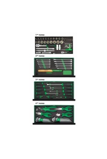 Ящик з інструментом 3 секції, 99 вид. TOPTUL GCAZ0038