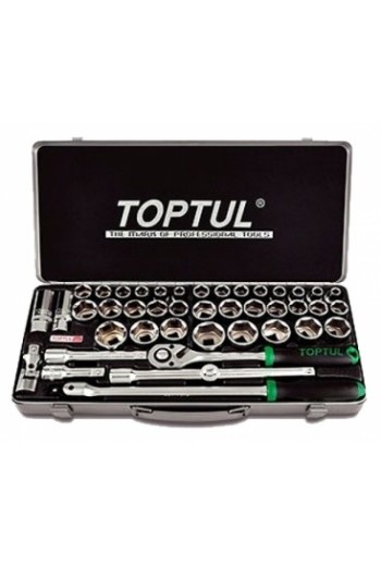 Набір інструмента 1/2 (дюйм+метр.) 43ед. TOPTUL GCAD4303