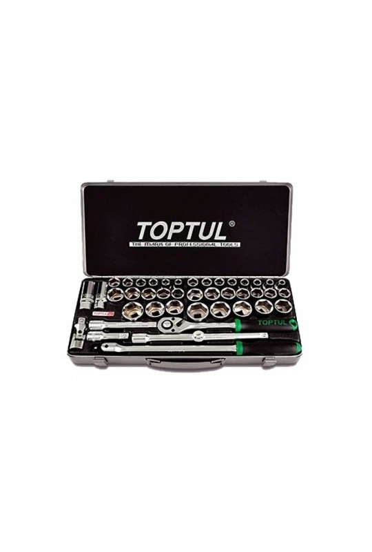 Набір інструмента 1/2 (дюйм+метр.) 43ед. TOPTUL GCAD4303