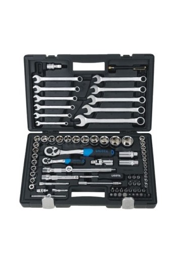 Набір інструментів Licota 1/4 і 1/2 6 гр. 83 предмета (ALK-8015F)