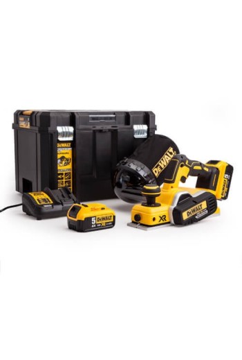 Рубанок акумуляторний безщітковий DeWALT DCP580P2
