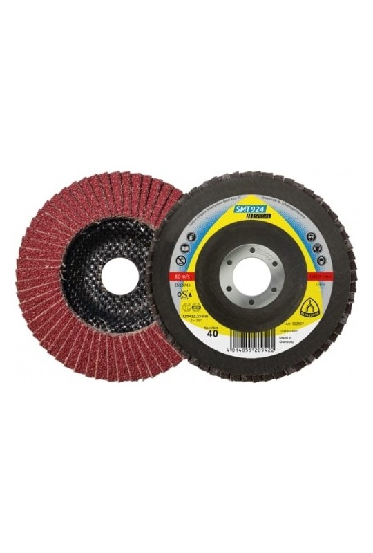 Круг пелюстковий тарілчасте (125х22,23) Р60 Klingspor SMT 924 Special (322868)