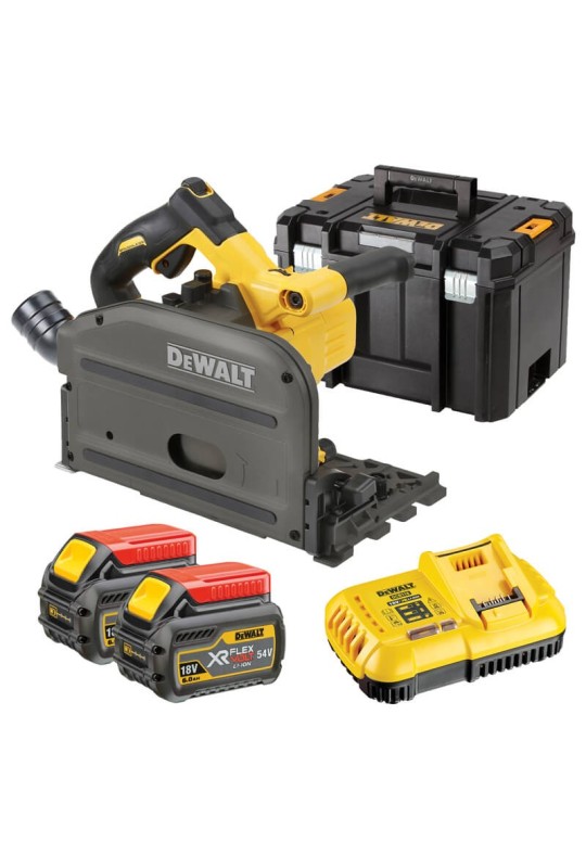 Пила дискова занурювальна акумуляторна DeWALT DCS520T2