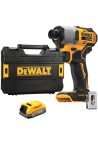 Шурупокрут ударний акумуляторний безщітковий DeWALT DCF840E1T
