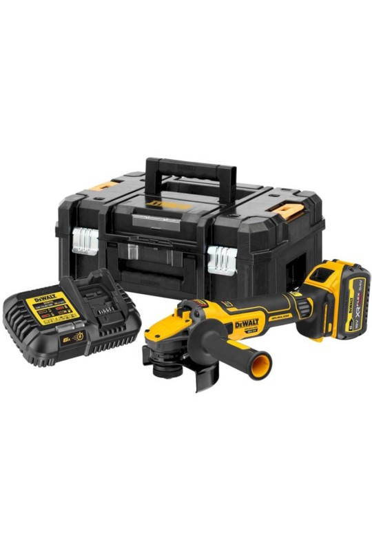 Шліфмашина кутова - болгарка акумуляторна безщіткова DeWALT DCG409VST1